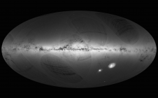 1ere vue de la Voie Lactée, avec les positions précises d'un milliard d'étoiles grâce au satellite Gaia