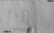 Exomars - image de la zone par MRO avant l'atterrissage de Schiaparelli