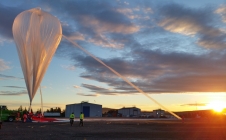 Gonflage d'un ballon stratosphérique