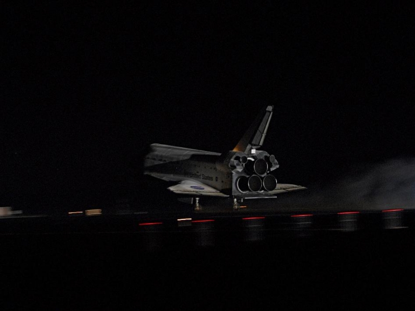 Atterrissage d&#039;Endeavour. Crédits : NASA