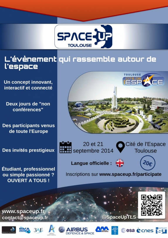 Affiche de SpaceUp Toulouse 2014. Crédits : SpaceUp.