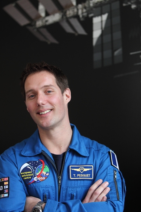 L&#039;astronaute français de l&#039;ESA Thomas Pesquet. 